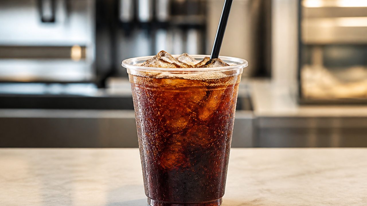 Fountain Soda: Classic fountain soda — ask for today's flavors.