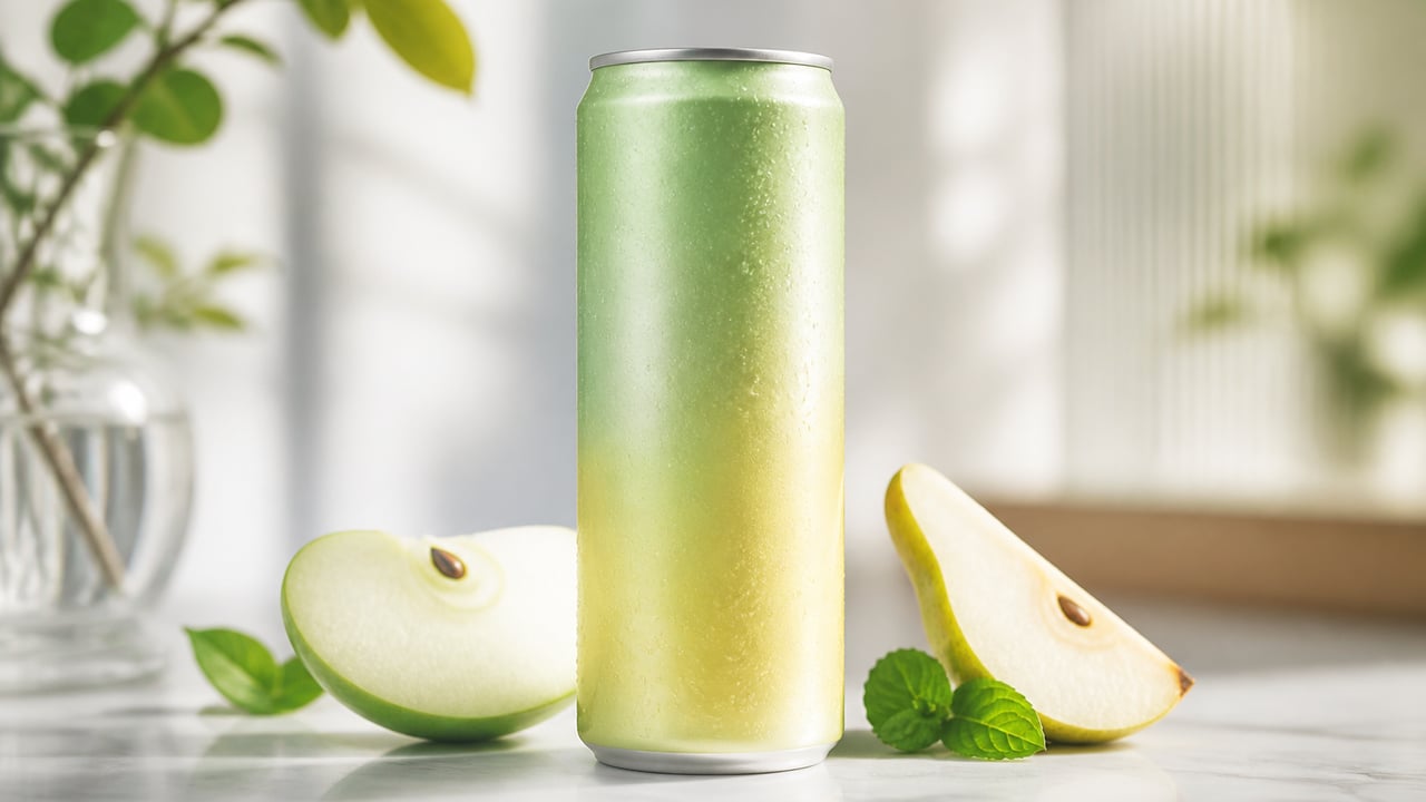 Fuji Apple Pear Energy: Functional apple-pear energy drink with vitamins — zero sugar.